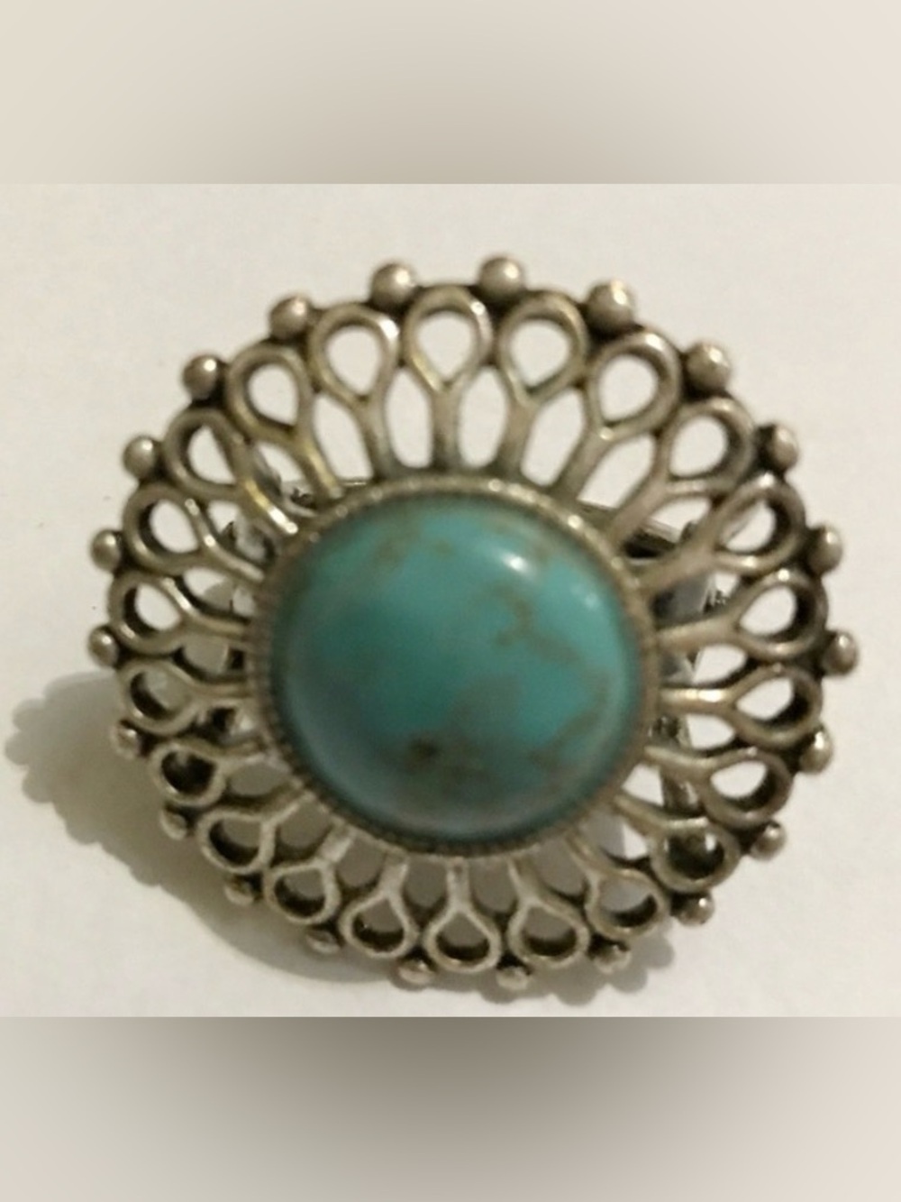 Lucky Brand Turquoise Ring Statement Ring
